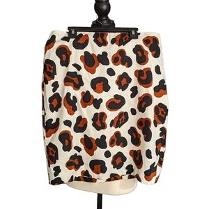 Woman's Talbots Cow Print Skirt Size 10P